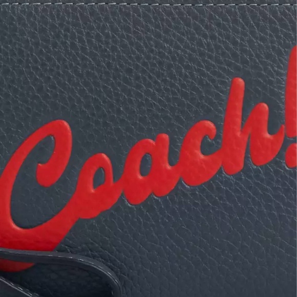 NWT Coach Corner Zip Wristlet With Coach Graphic - Picture 3 of 5